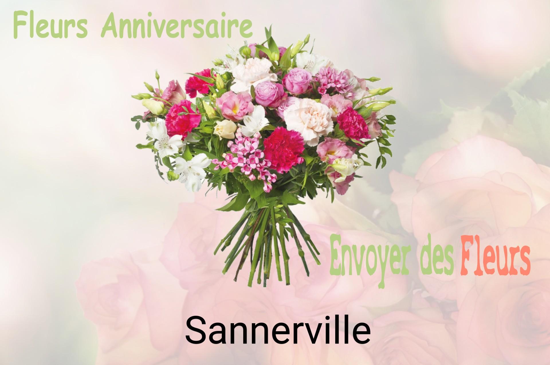 Bouquet de fleurs d’anniversaire livré à Sannerville